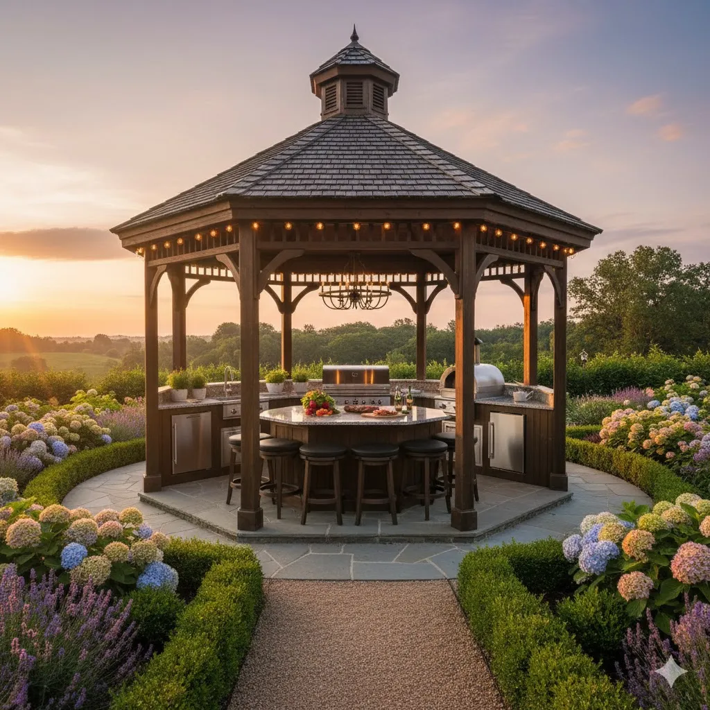 Outdoor Kitchen Gazebo