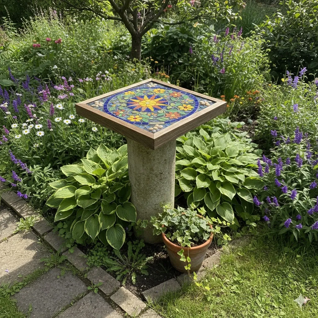 Place Your Mosaic in the Garden