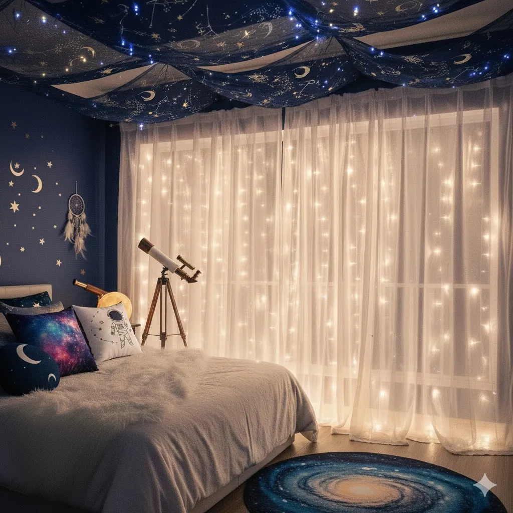 Place a Small Telescope for Decoration