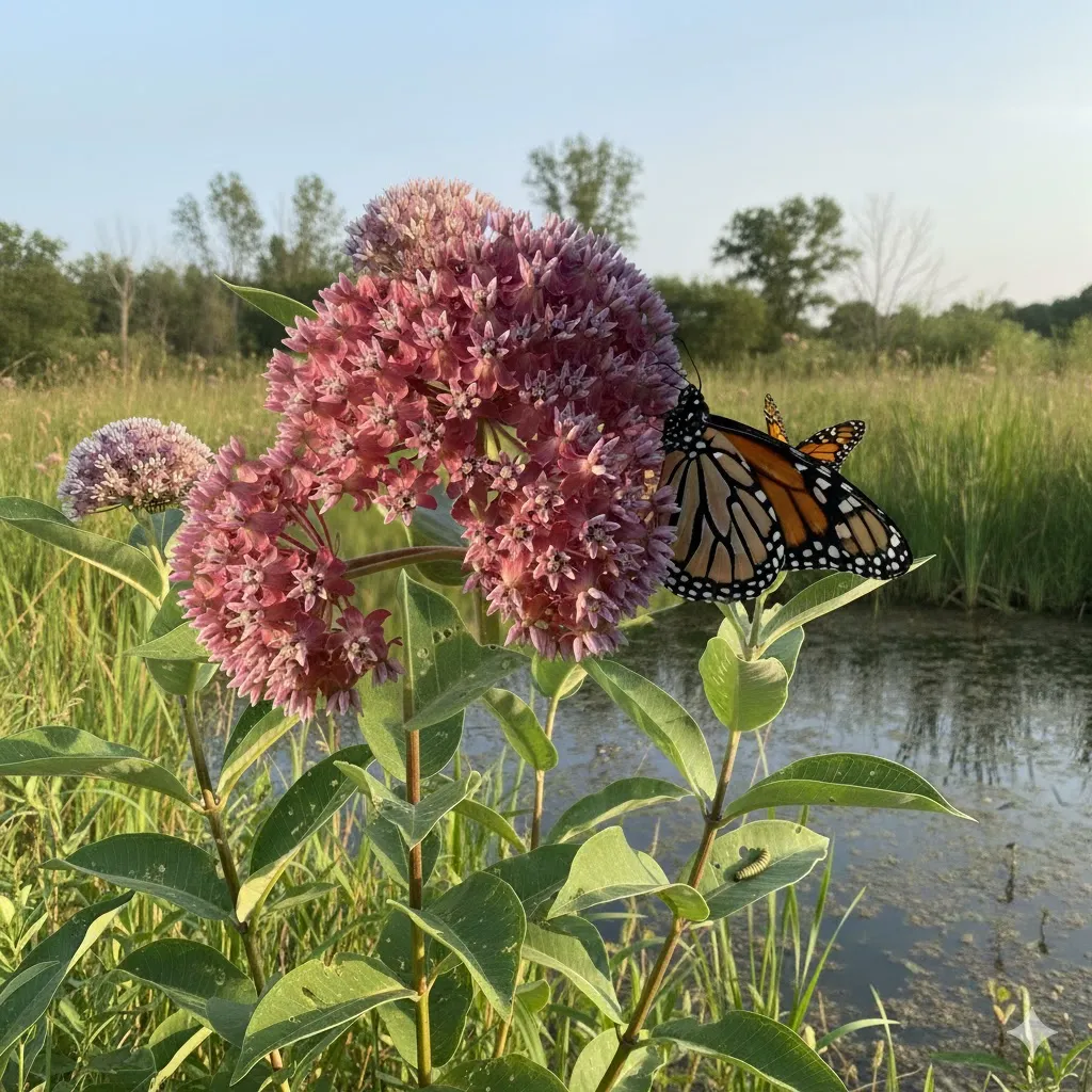 Purple Milkweed (Asclepias purpurascens