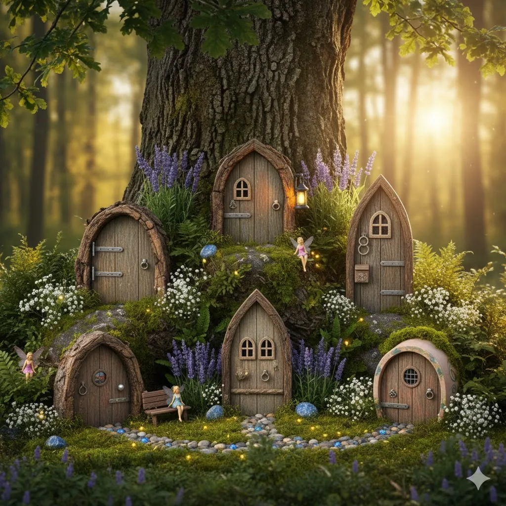 Rustic Fairy Doors