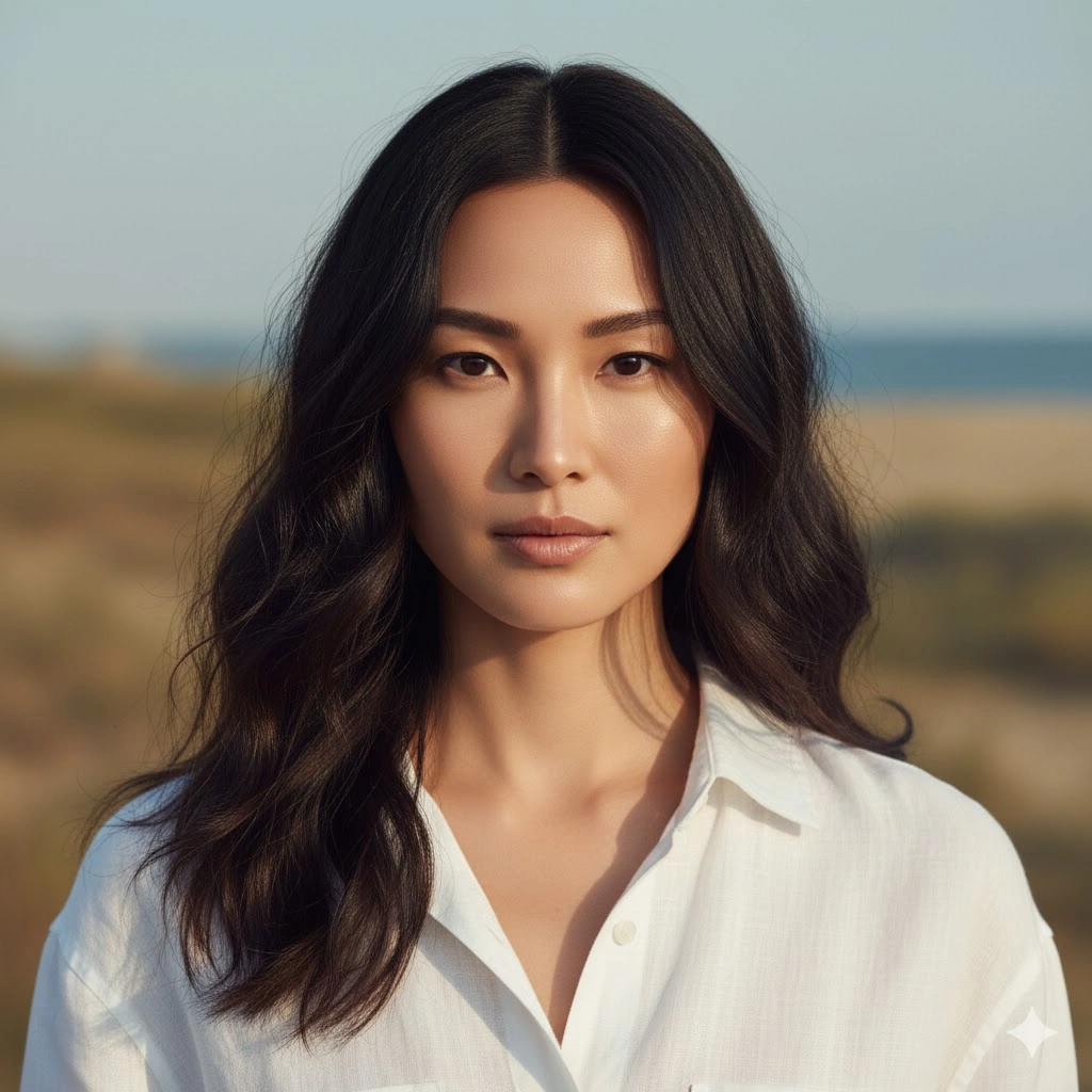 Middle Parting Hairstyle