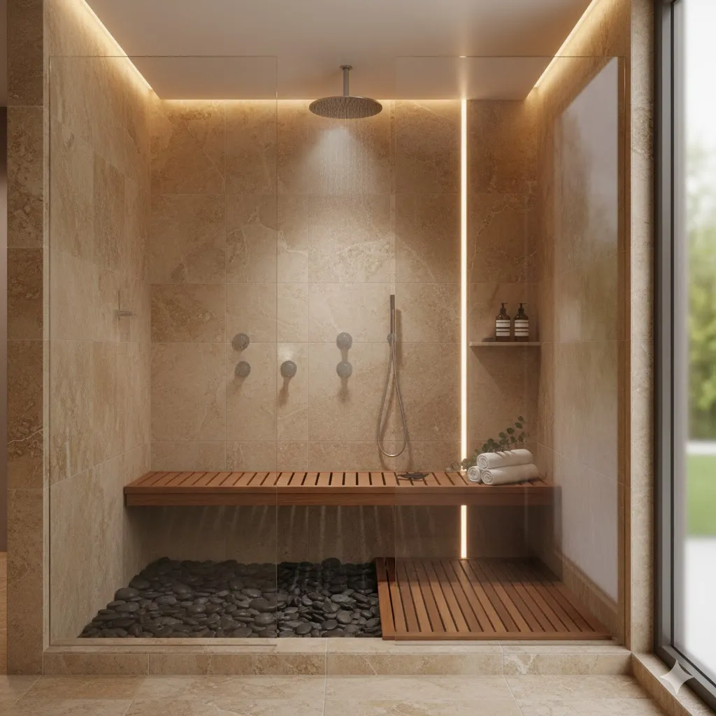 Spa-Inspired Showers