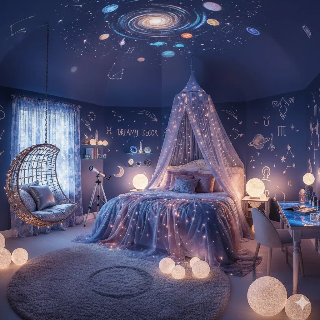 Space-Inspired Bedroom