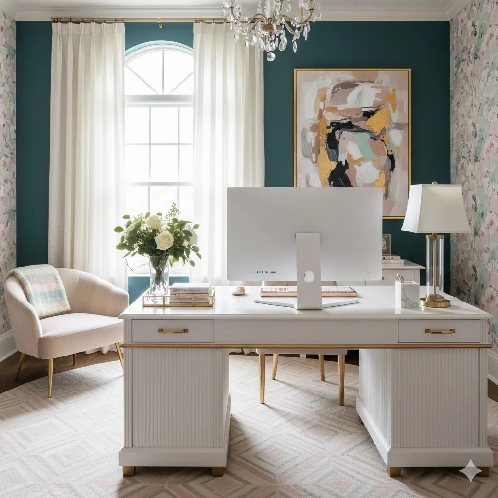 Statement Desk Setup