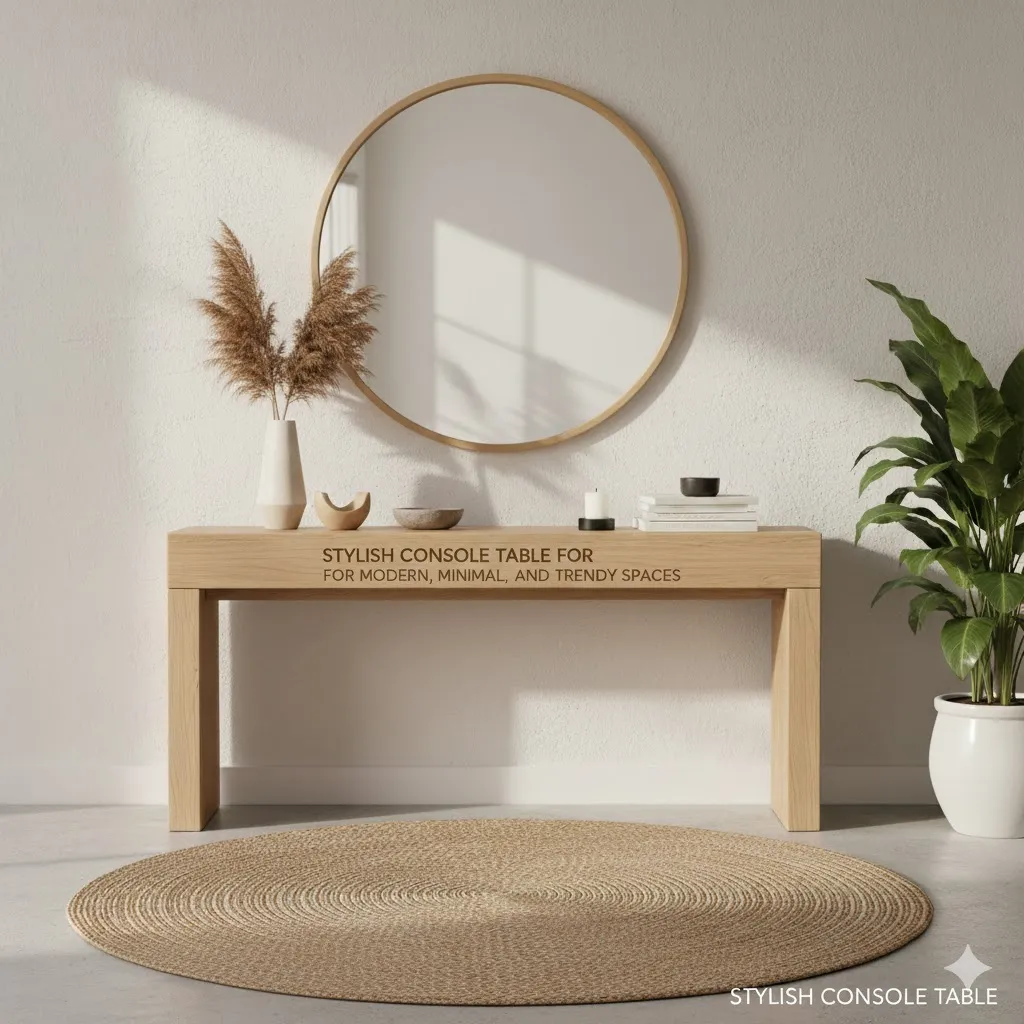 Stylish Console Table for Modern, Minimal, and Trendy Spaces