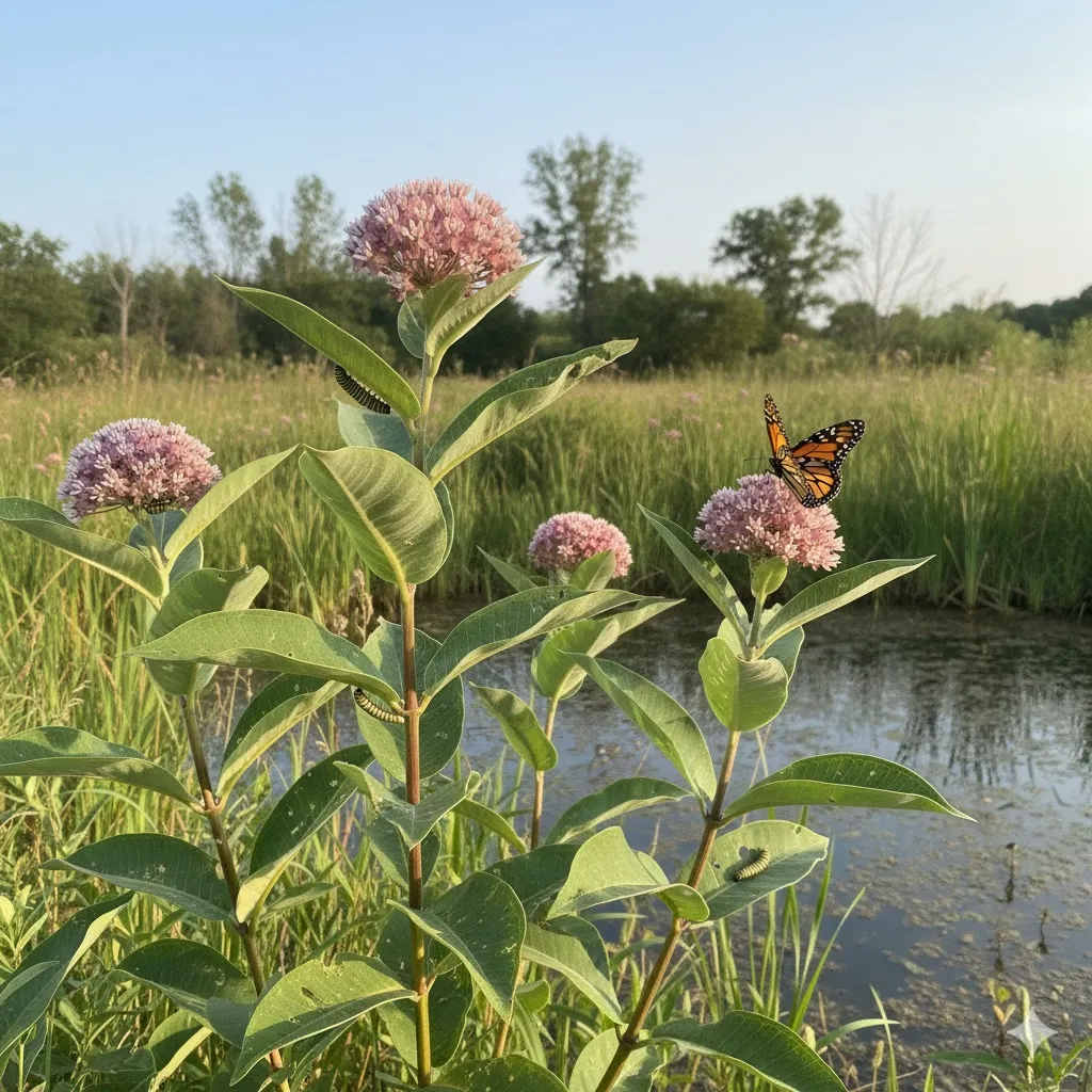Swamp Milkweed (Asclepias incarnata)