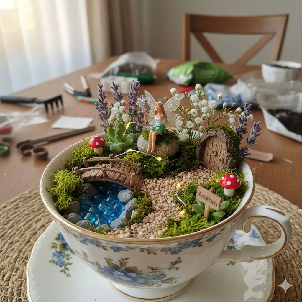 Teacup Fairy Garden