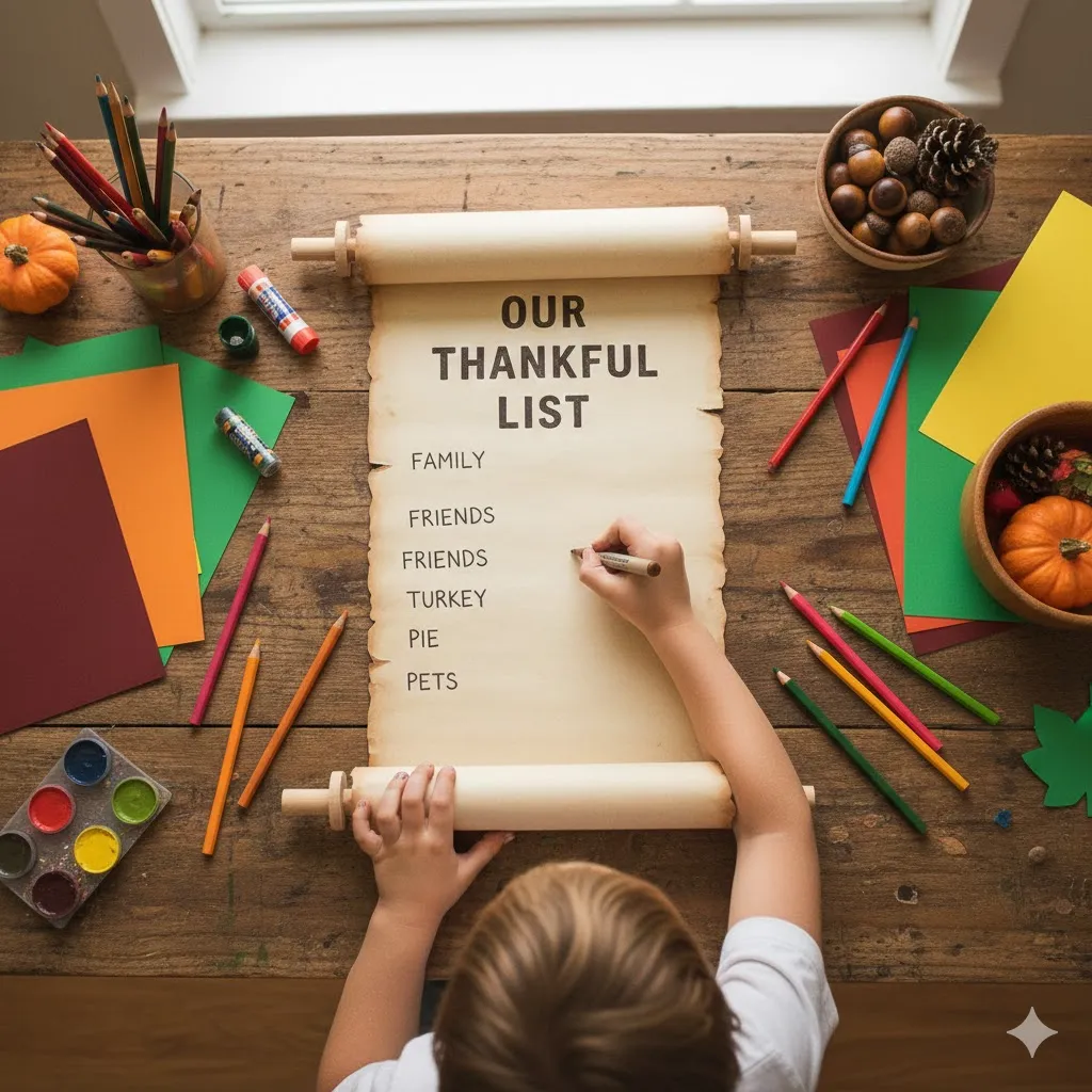 Thankful List Scroll