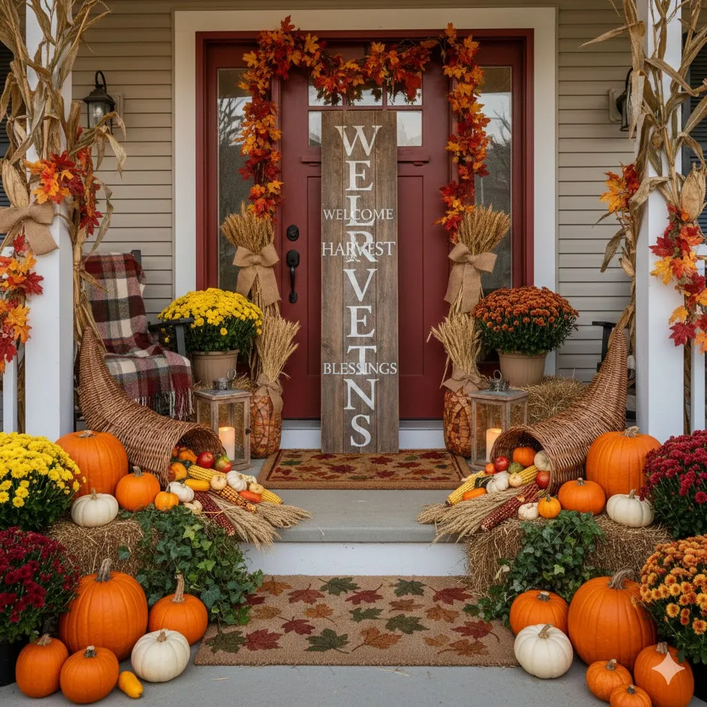 Thanksgiving Porch Decorations
