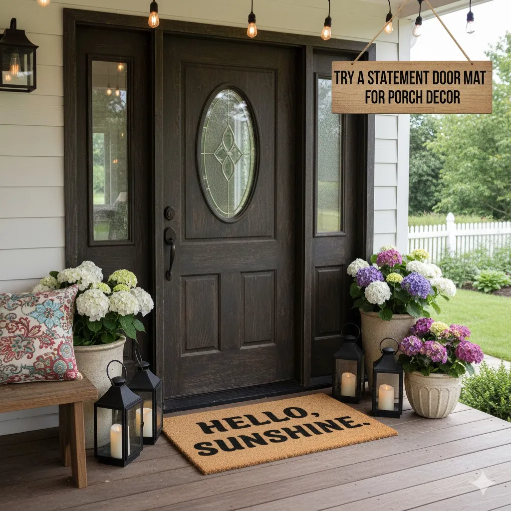 Try a Statement Door Mat