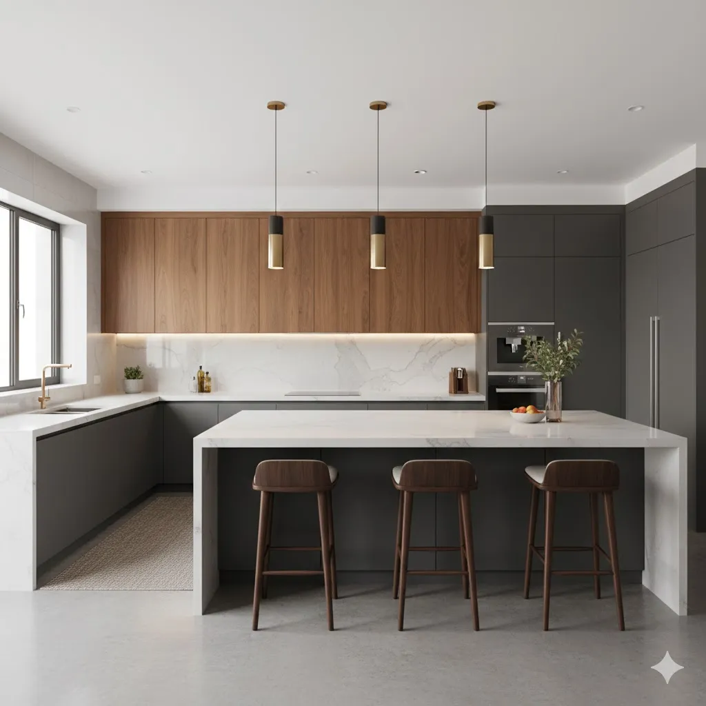 U-Shaped Kitchen Design