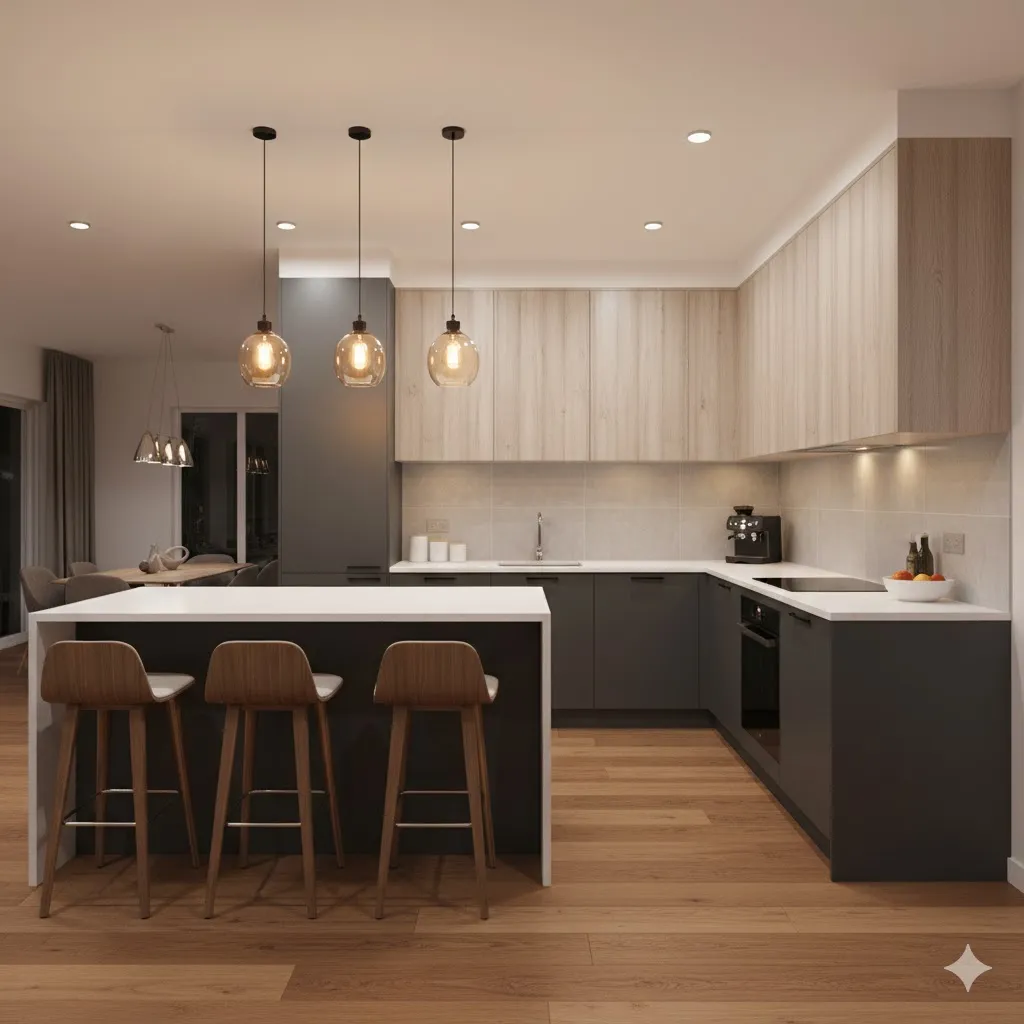U-Shaped Kitchen Design