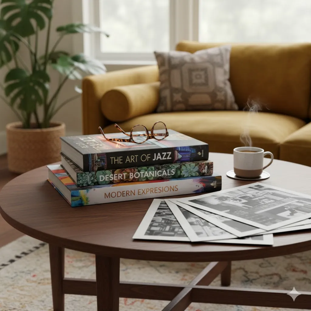 Use Coffee Table Books for Personality