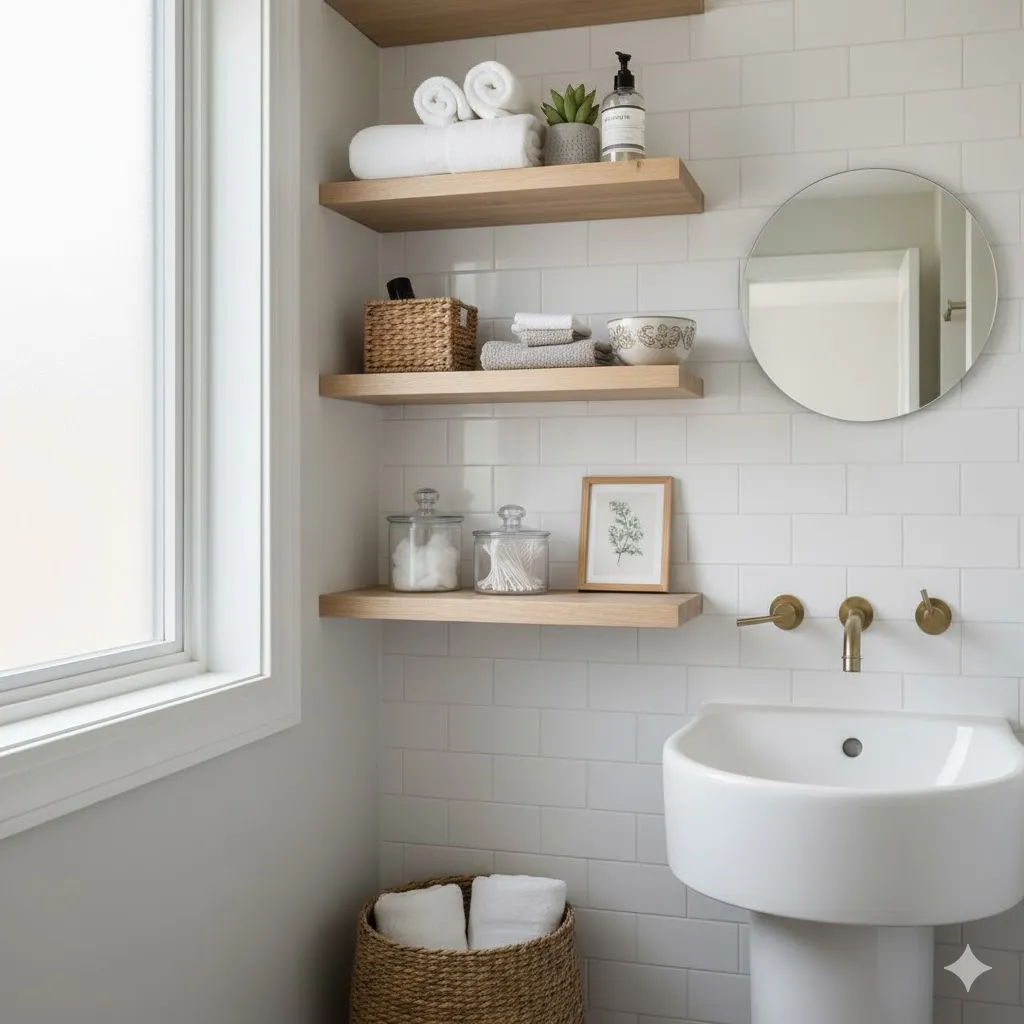 Use Floating Shelves