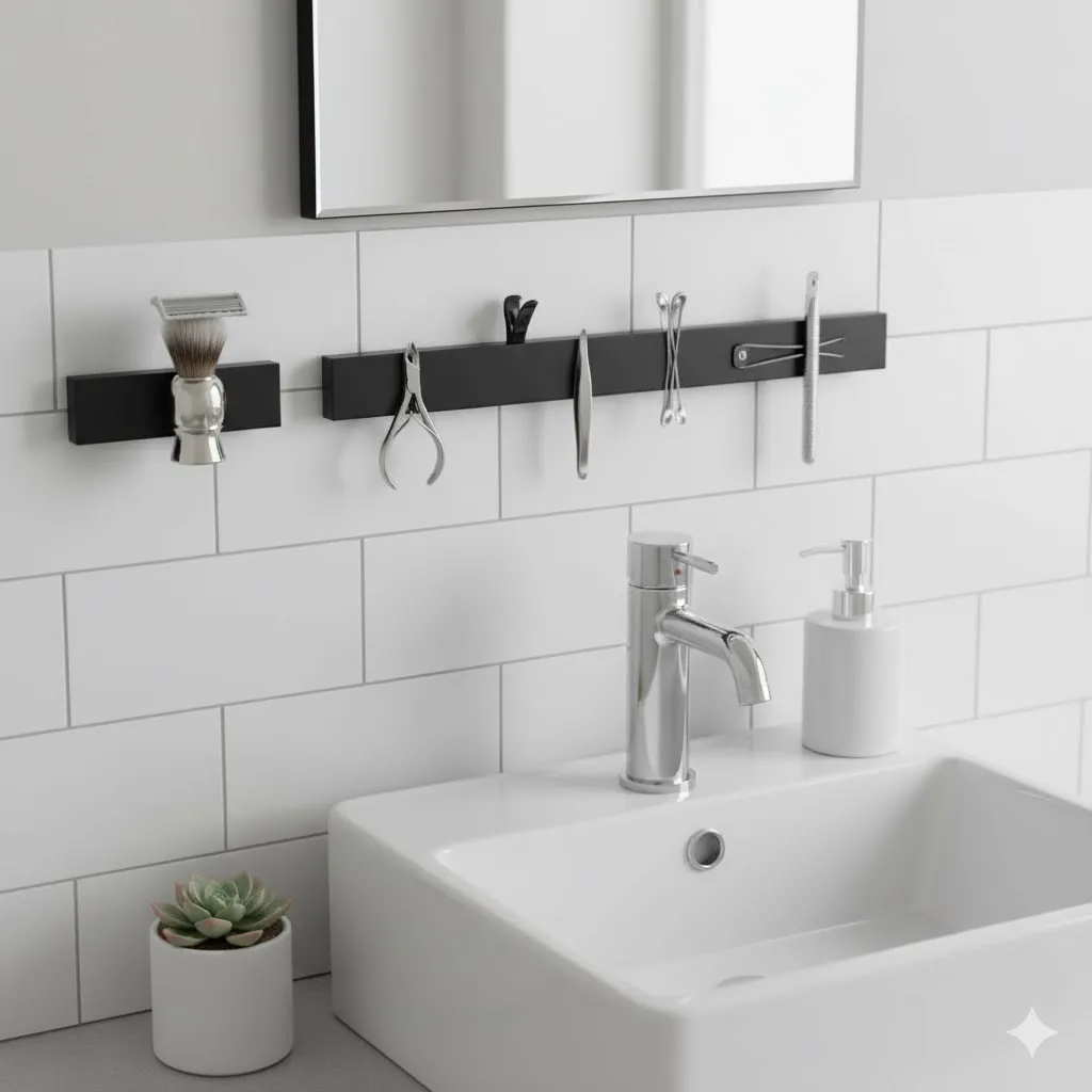 Use Magnetic Strips for Small Items