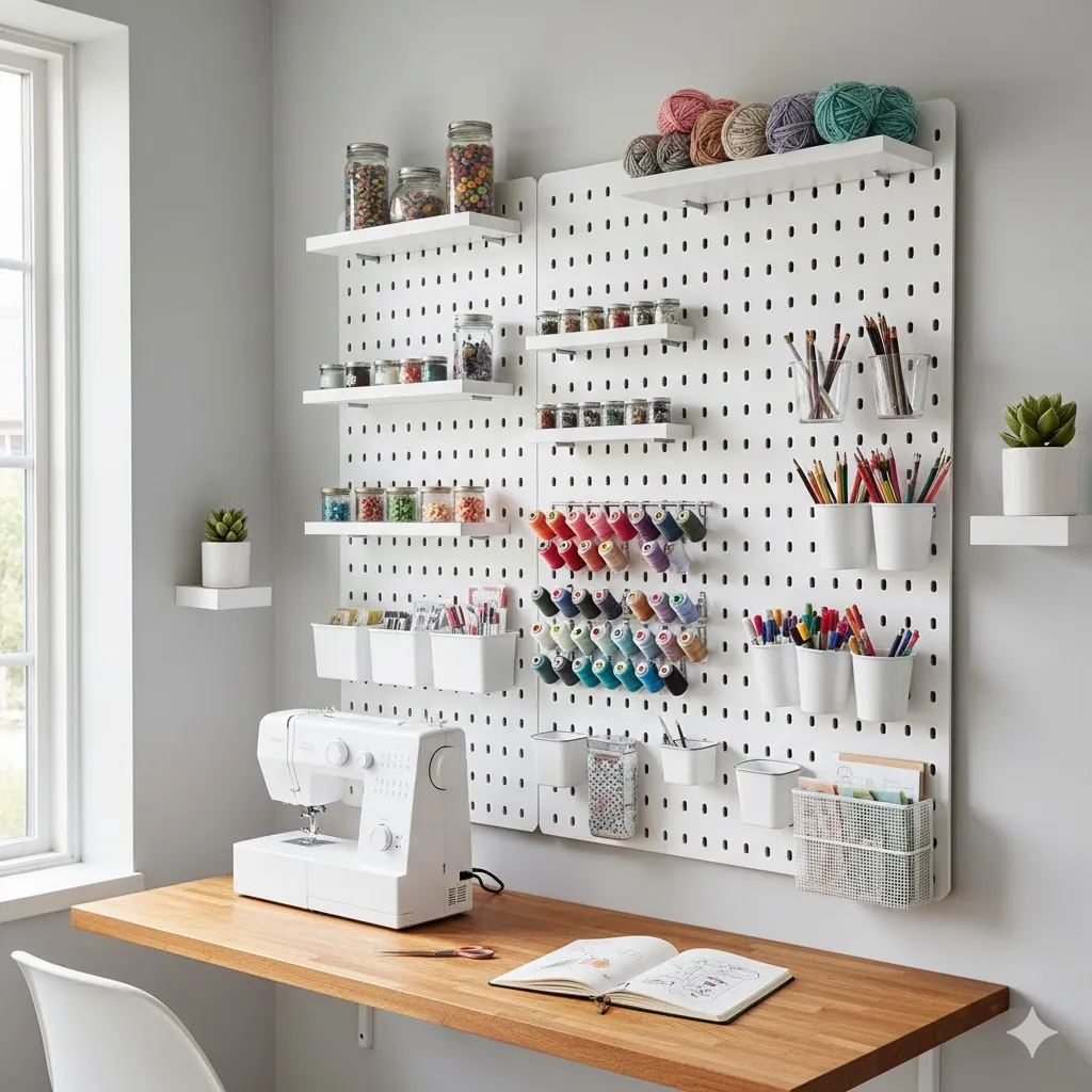 Use Pegboards for Organization