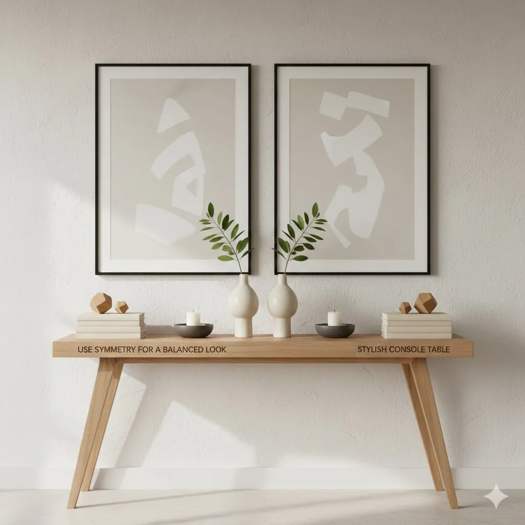 Use Symmetry for a Balanced Look