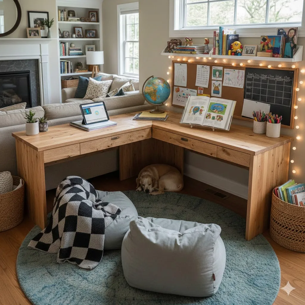 Use a Dedicated Corner Desk