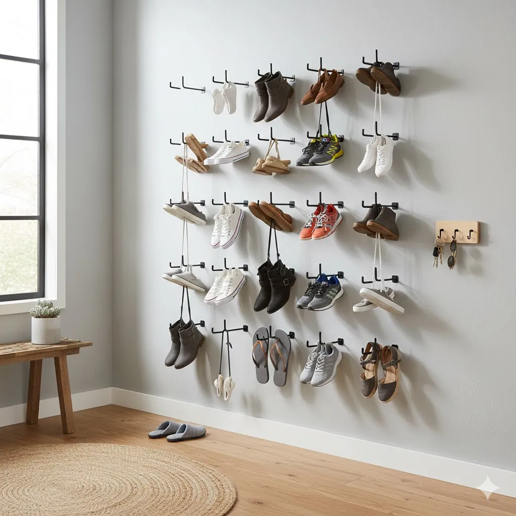 Wall Hooks for Hanging Shoes