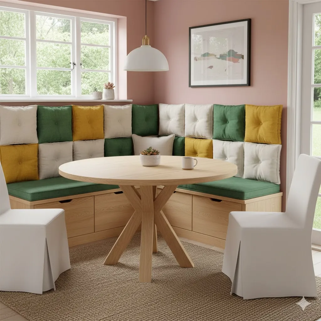 Wall-Mounted Back Cushions