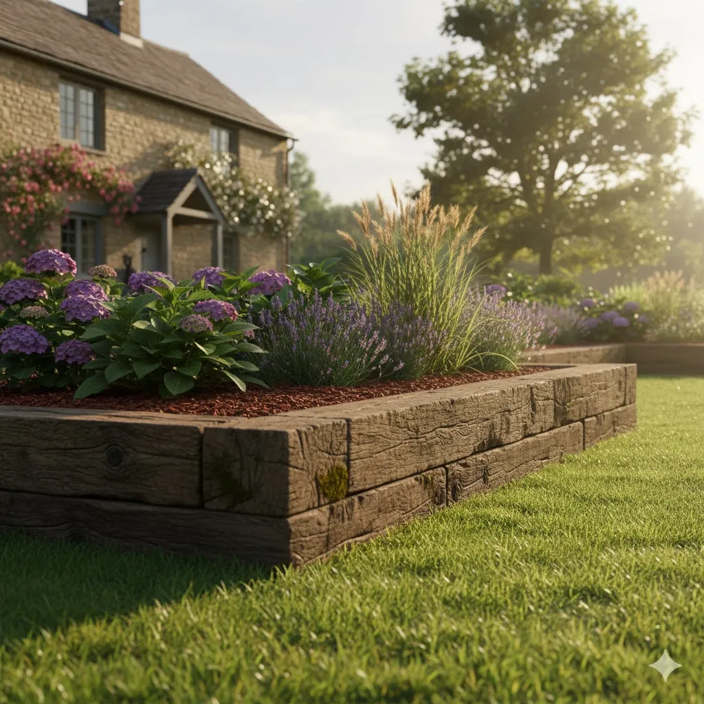 Wooden Logs or Sleepers