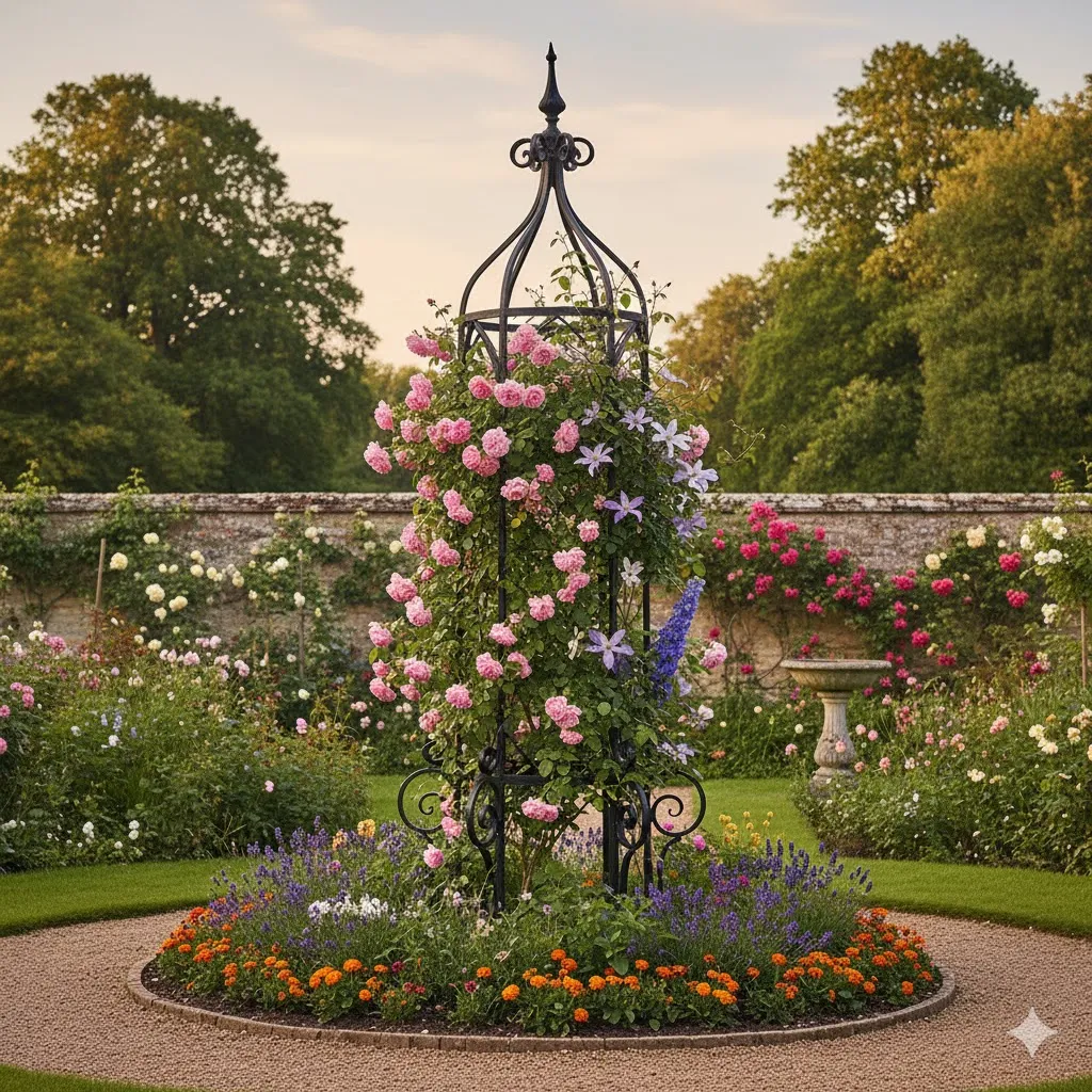 Wrought Iron Obelisk