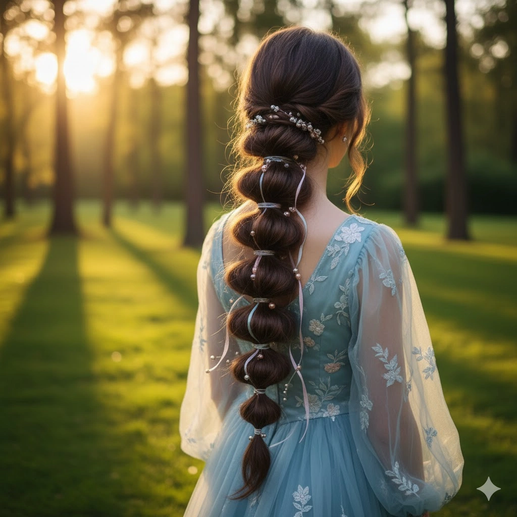 Fairytale Side Braid Hairstyles