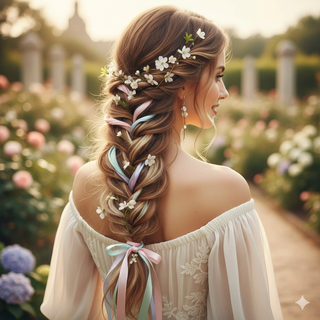 Fairytale Side Braid Hairstyles
