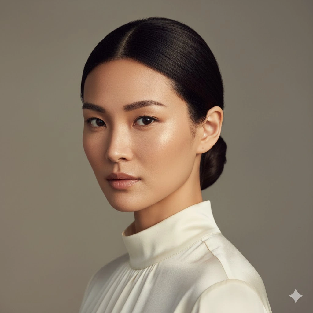 Middle Parting Hairstyle