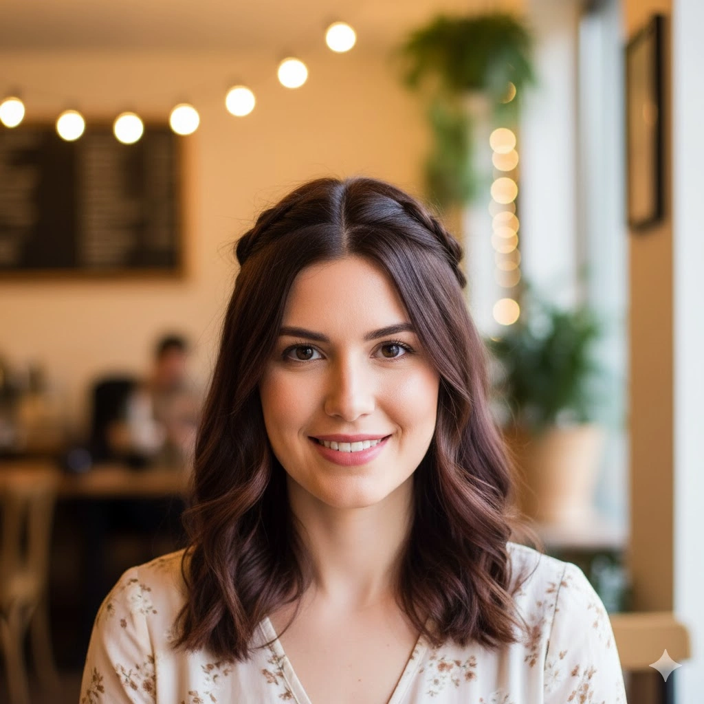 Middle Parting Hairstyle