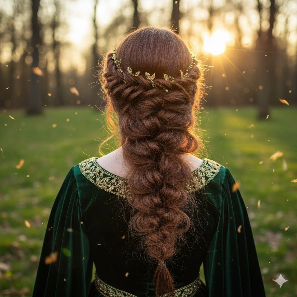 Fairytale Side Braid Hairstyles