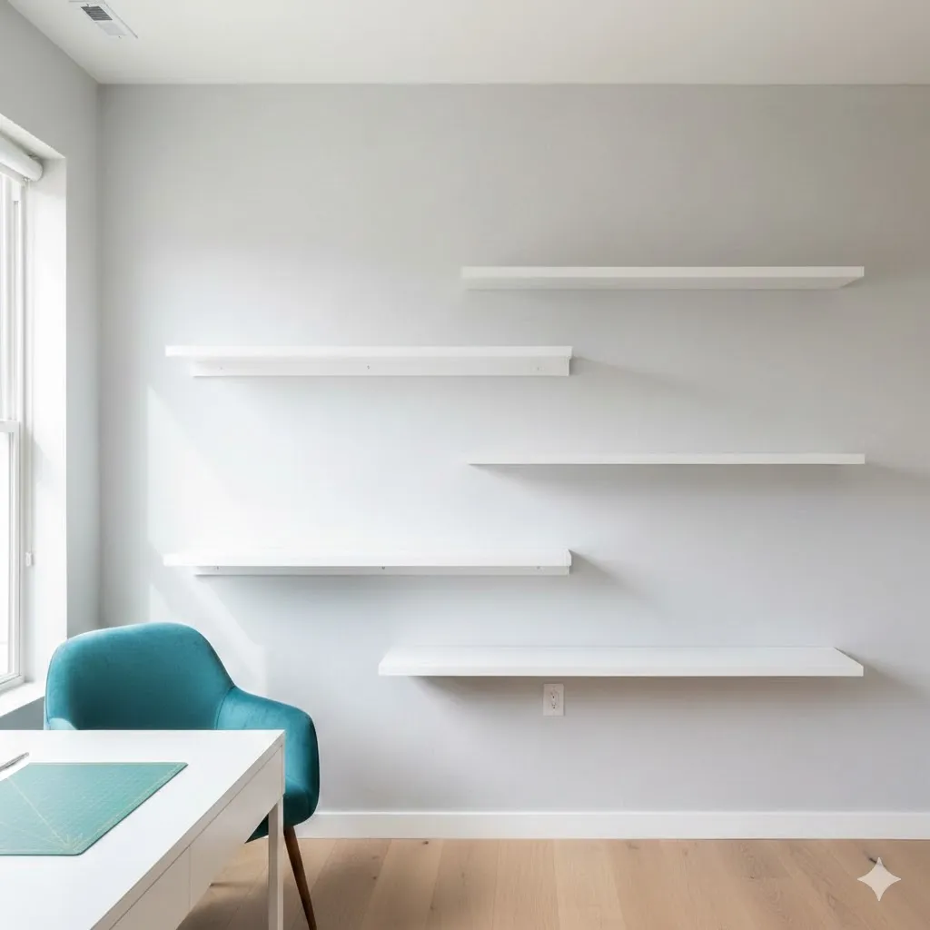 Add Floating Shelves