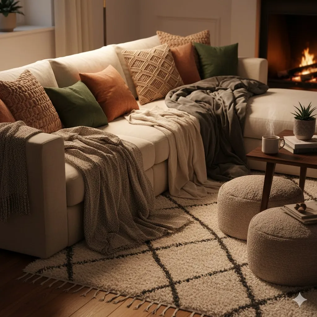 Add Soft Textiles for Comfort