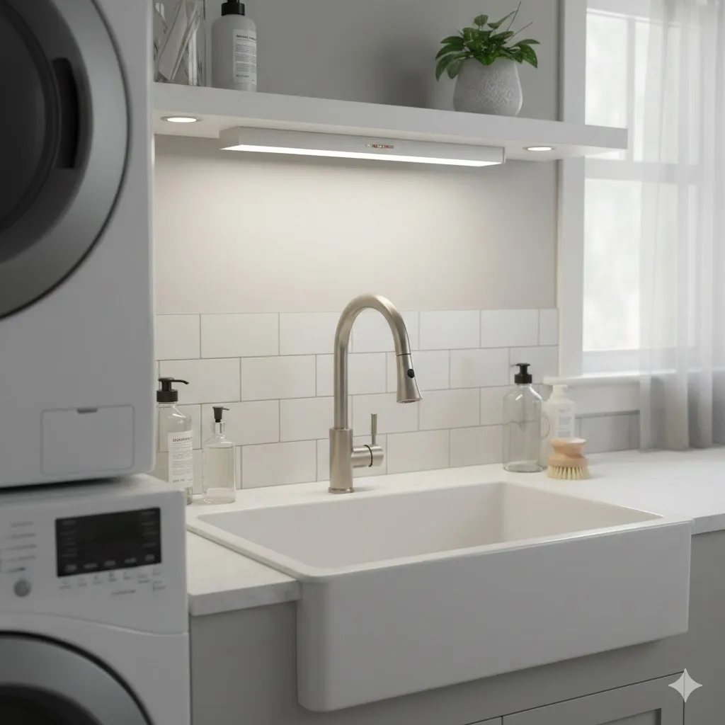 Add Task Lighting Over the Sink Area