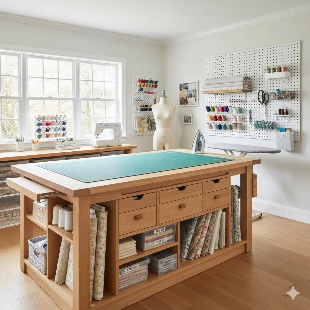 Add a Cutting Table with Storage