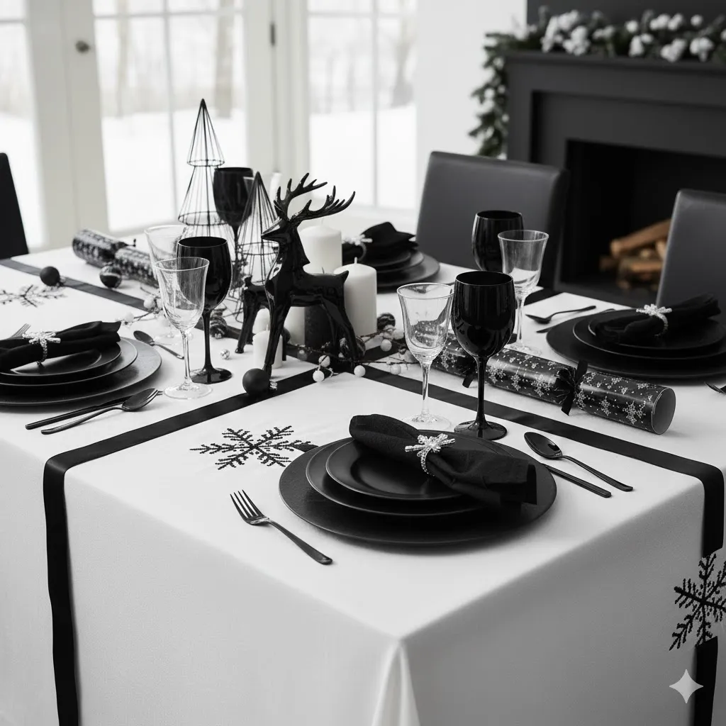 Black Dinnerware for a Bold Look