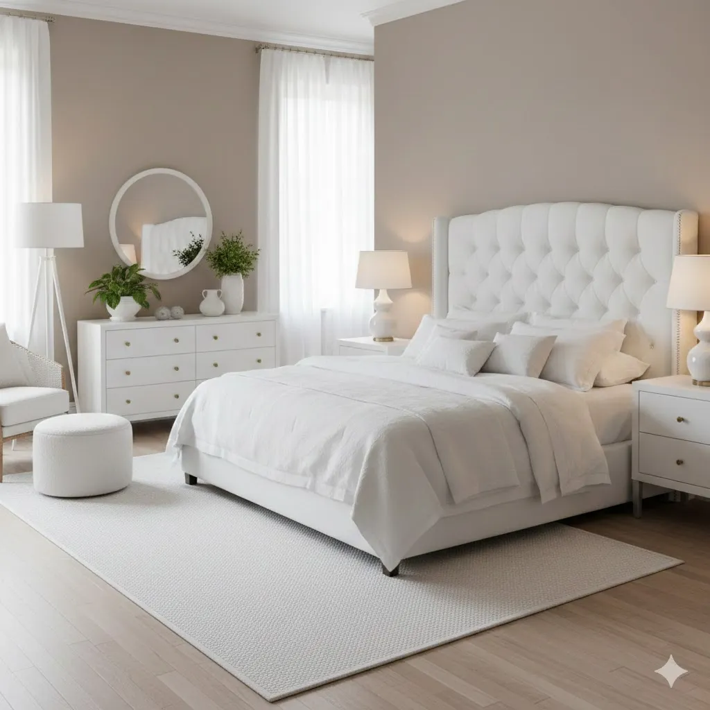 Bring in White Furniture for Balance