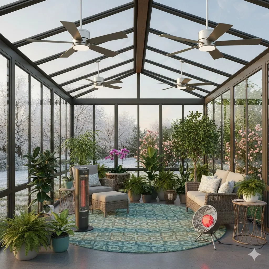 Ceiling Fans or Portable Heaters