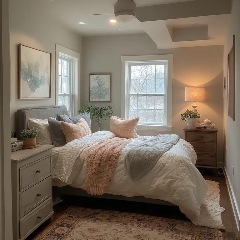 Stylish Loft-Style Small Bedrooms