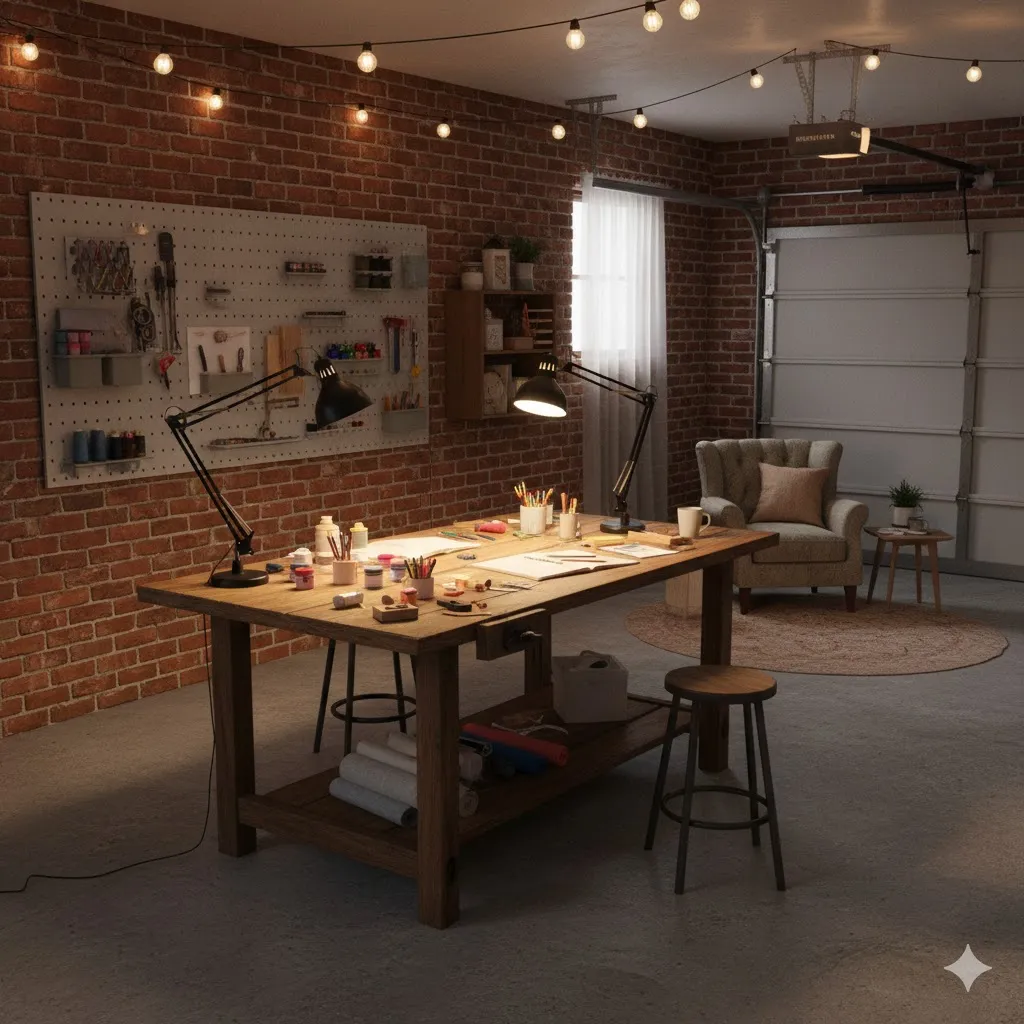 Create a DIY Crafting or Hobbies Table