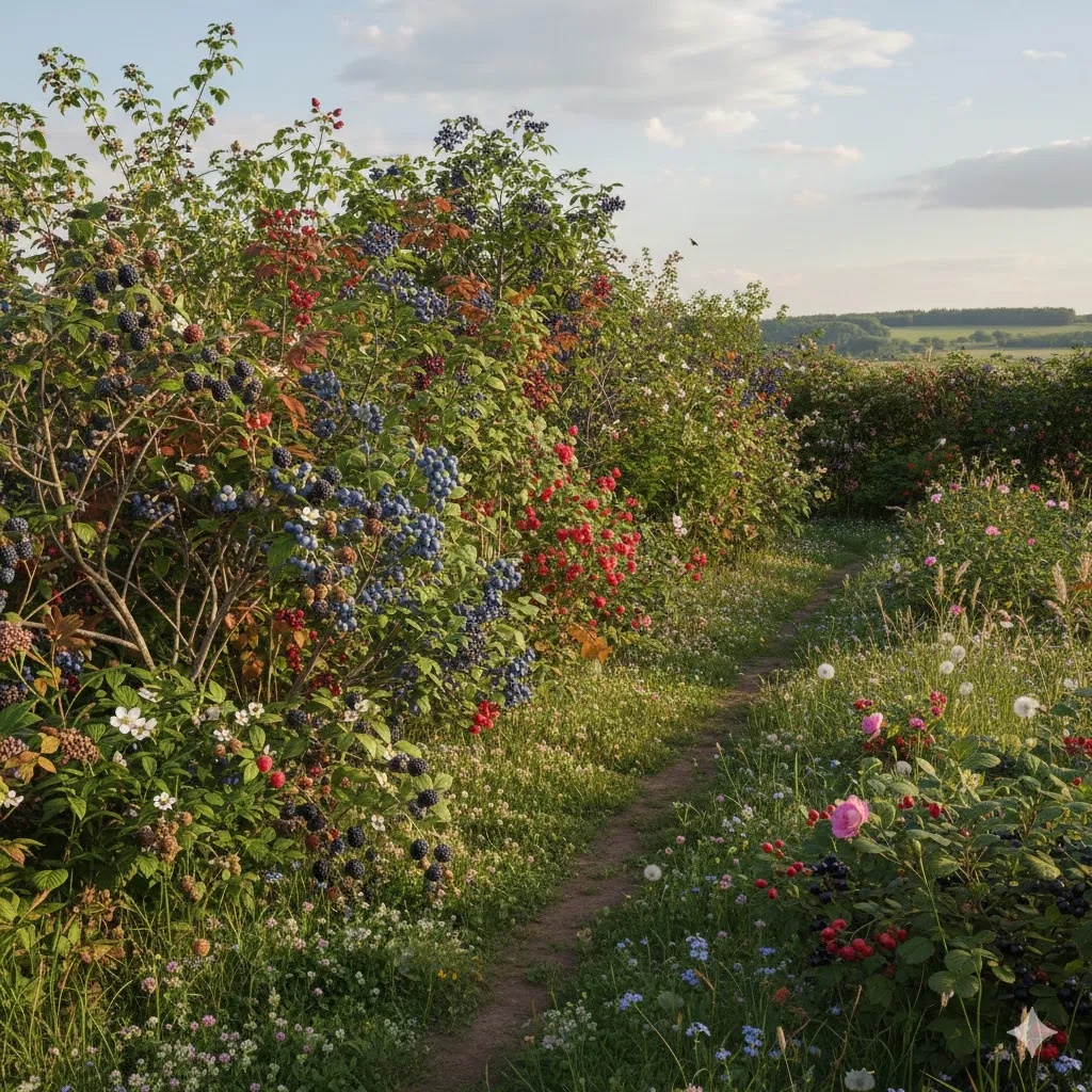Create a Natural Hedge with Berry Bushes