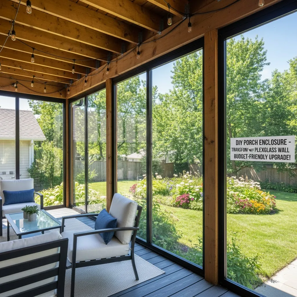 Create a Plexiglass Wall