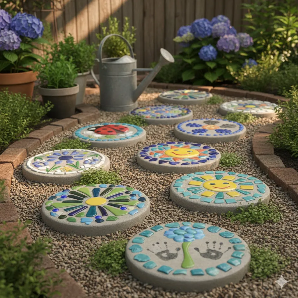 DIY Garden Stepping Stones