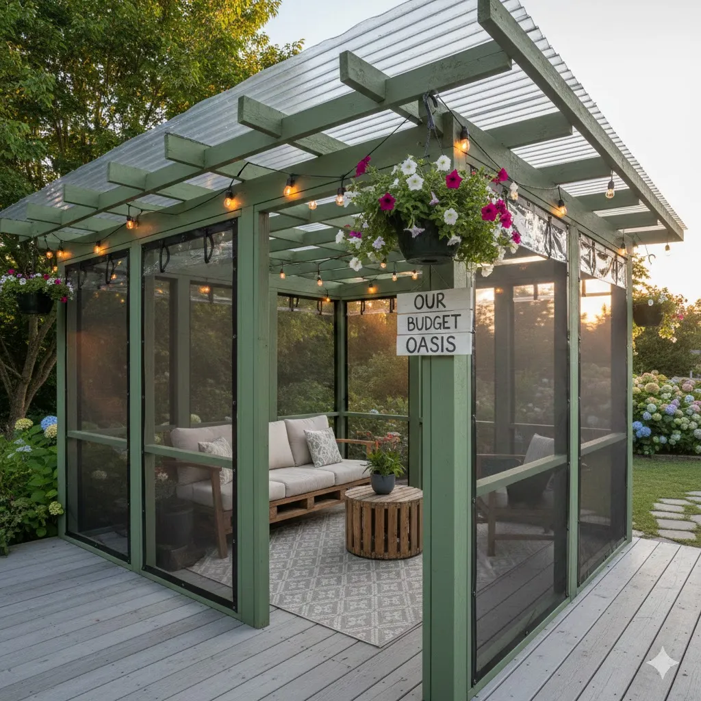 DIY Porch Enclosure to Transform Your Outdoor Space on a Budget
