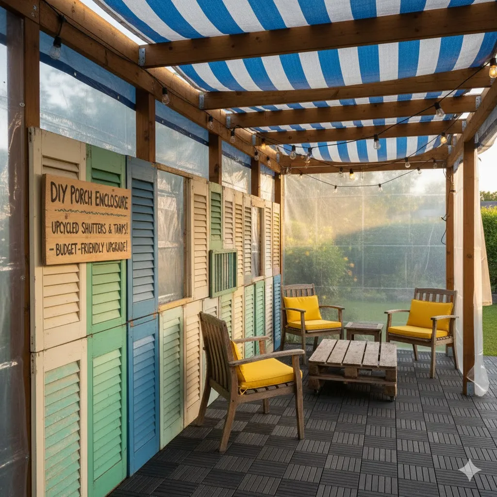 DIY Porch Enclosure to Transform Your Outdoor Space