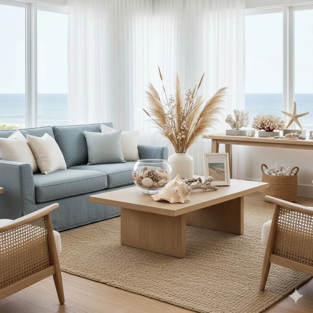 Decorate with Seashells and Natural Finds