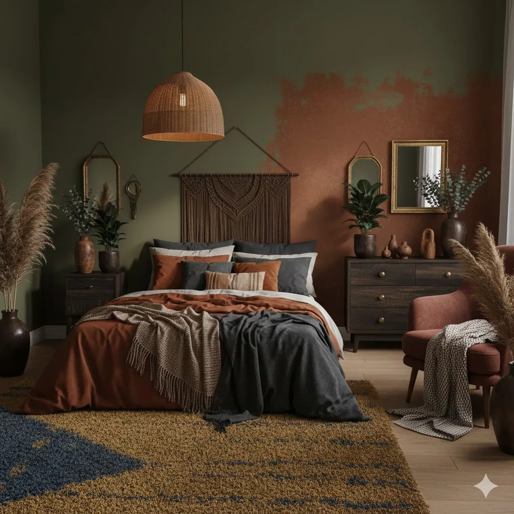 Deep Earth-Tone Color Palettes