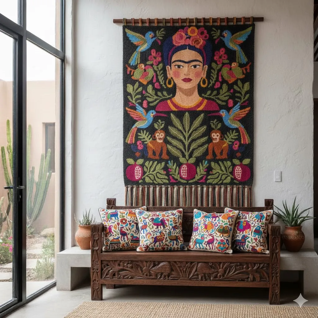 Display Colorful Throw Pillows