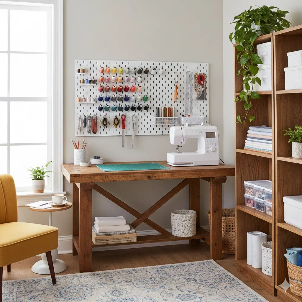 Essentials First Sewing Space that You Actually Need